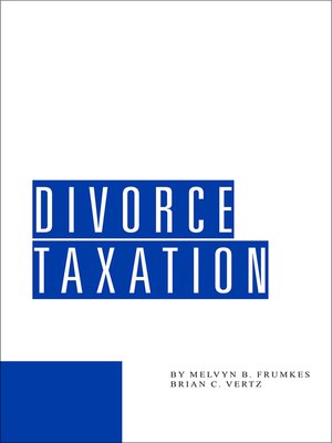 cover image of Divorce Taxation